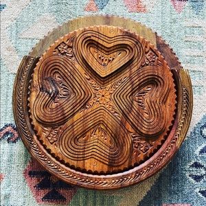 Rosewood Vintage Collapsable basket tray